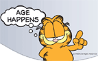 Garfield is turning back the clock